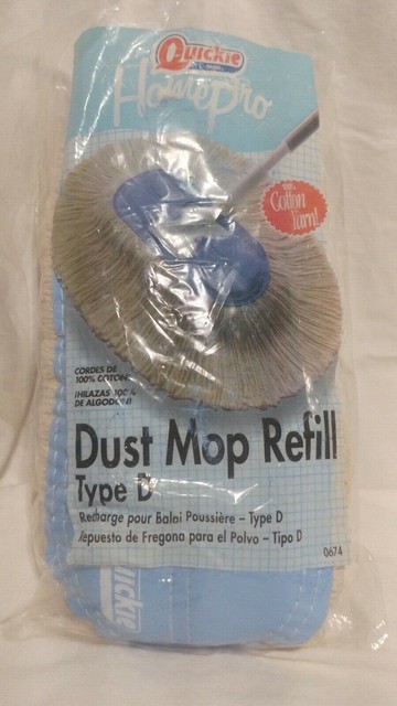 quickie cotton dust mop refill