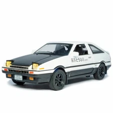 Initial D AE86 Toyota TRUENO 1/32 Model Car Diecast Toy Vehicle Gift Collection