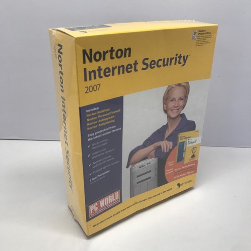 Norton Internet Security 2007 Factory Sealed Boxed TV Prop PC World Windows XP - 第 3/15 張圖片