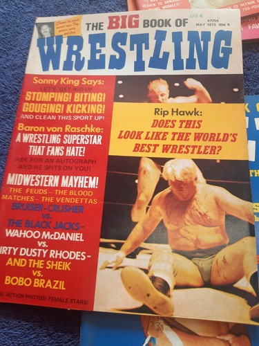 1973 BIG BOOK OF WRESTLING (4) MARCH,JAN., MAY, OCT. - Picture 4 of 5