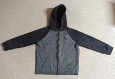 Place Sport Boys Medium Grey Zip Up Hooded Sweatshirt 24