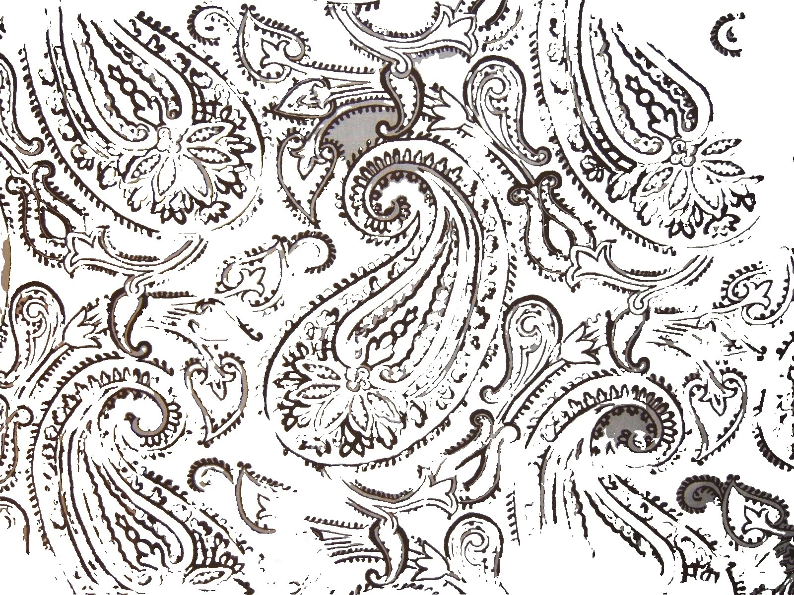 Linen Paisley Craft Sewing