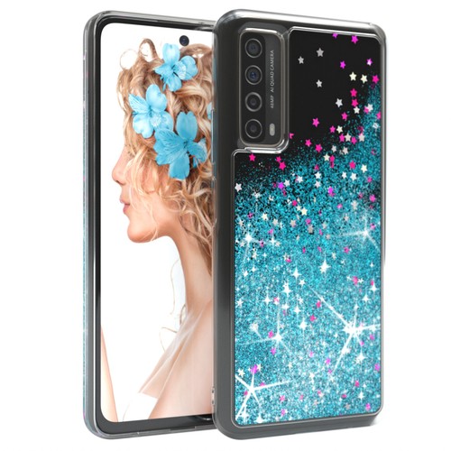 EAZY CASE Huawei P Smart 2021 / Y7a Brokat Etui Płynny silikon Etui na telefon TPU - Zdjęcie 9 z 12