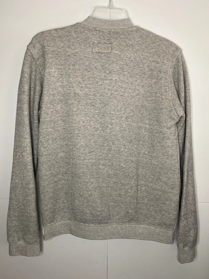 NWT CURRENT ELLIOTT Classic Varsity Jacket Heather Grey Fleece Sz 0 - Изображение 2 из 3