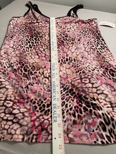 Womens Size L Nightgown Joyspun Mesh Trim Knit Chemise NWT