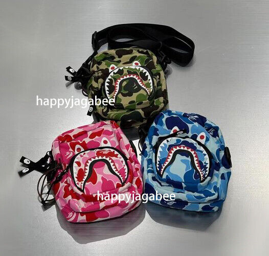 A BATHNIG APE Men's Goods ABC CAMO SHARK MINI BAG 1K80190012 A BATHNIG APE Men's Goods ABC CAMO SHARK MINI BAG 1K80190012