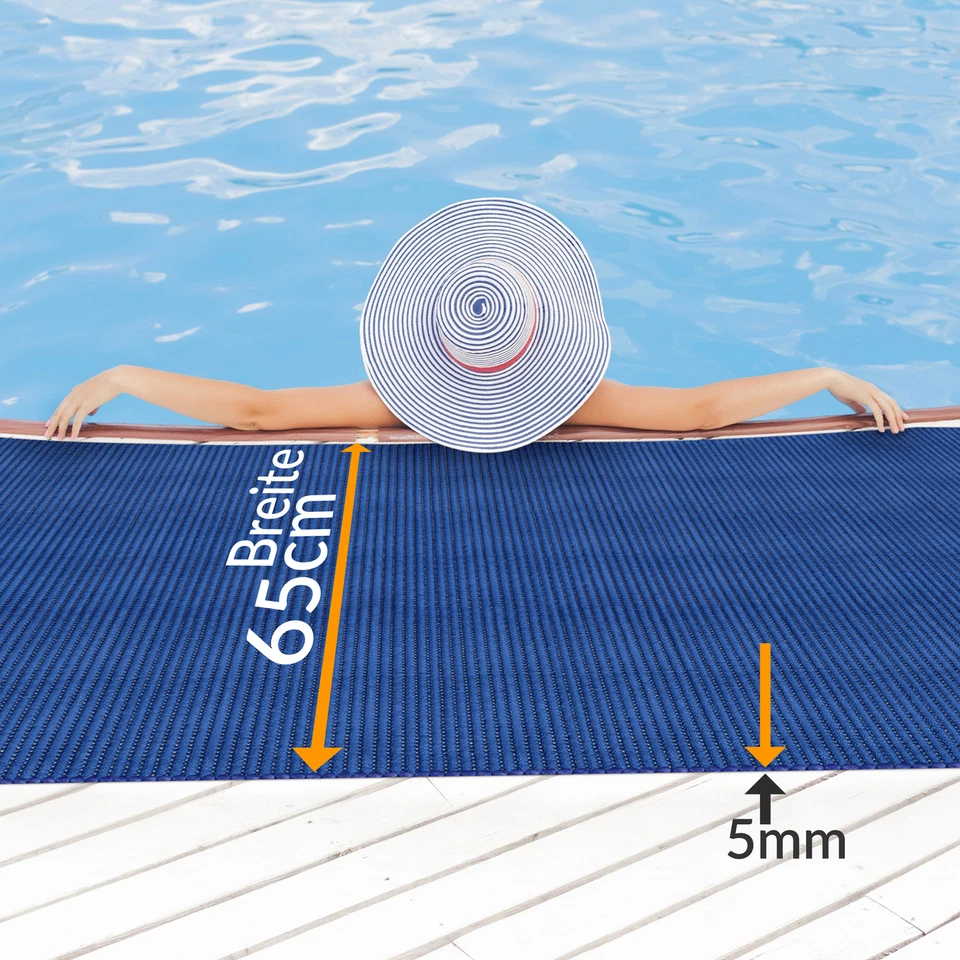 Weichschaummatte Badematte Badteppich Duschvorleger Antirutschmatte einfarbig - Bild 3 von 4