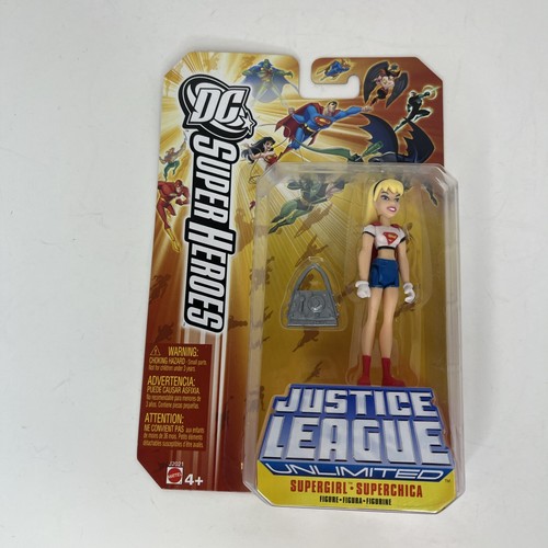 DC Super Heroes Justice League Unlimited 2005 Supergirl 3.5" Action Figure NEW