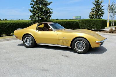1972 Corvette Stingray gold profile - Poster 20x30 AWESOME!!!