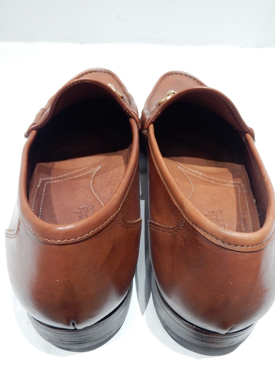 ALLEN EDMONDS CARAMEL HORSE BIT ITALIAN LOAFERS IN 14B | eBay