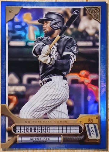 #/150 Luis Robert 2022 Topps Gypsy Queen Chrome INDIGO REFRACTOR -White Sox $ - Picture 5 of 5
