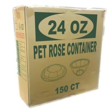 150 Pack Plastic Salad Bowl 24 Oz Disposable Salad Container With Airtight Lids