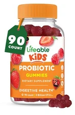 Kids Probiotics Gummies | 2 Billion CFU | Great Tasting Kids Probiotic Gummie...