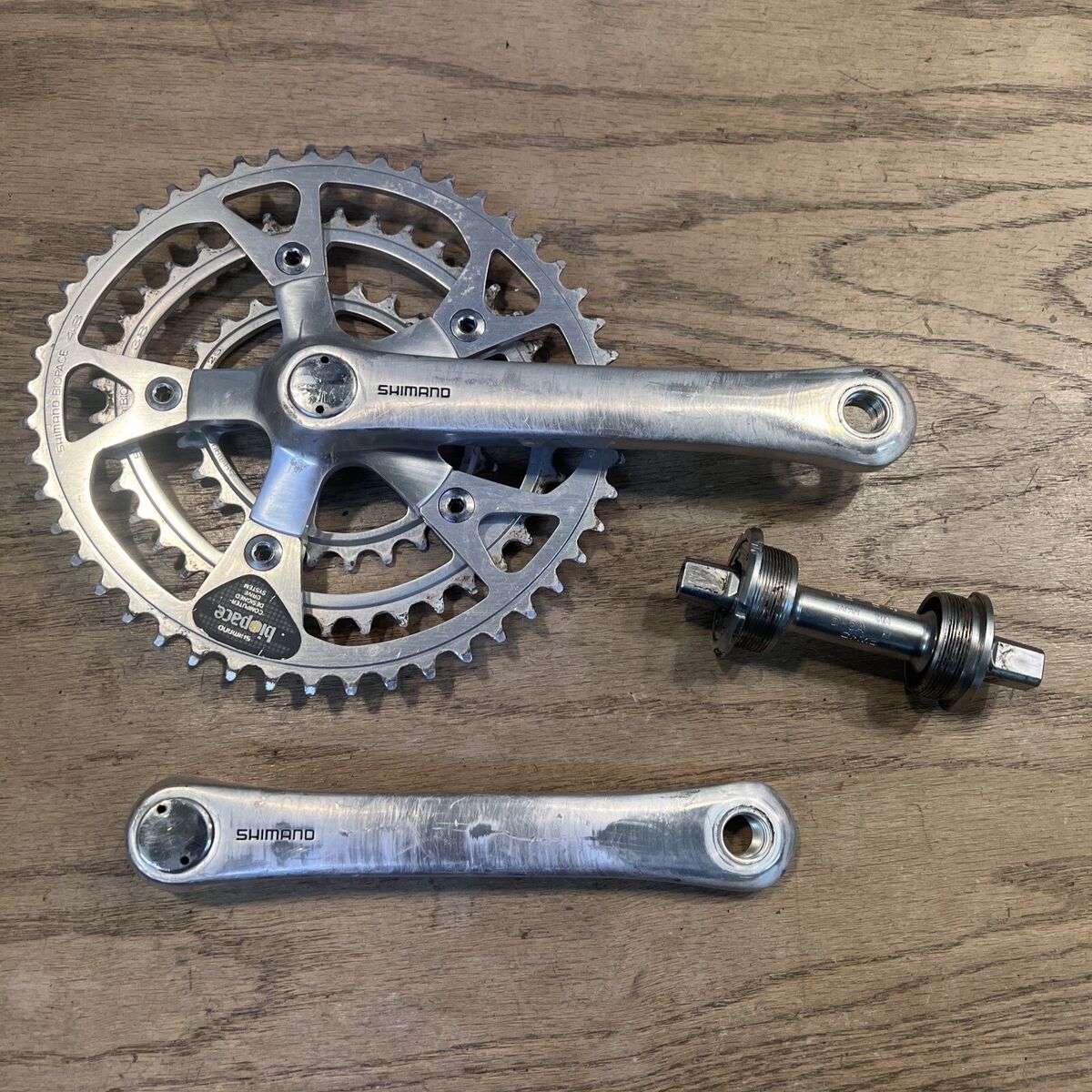 Shimano Deore XT FC-M730 Triple Crankset 48/36/24 175mm w Shimano Deore XT FC-M730 Triple Crankset 48/36/24 175mm w