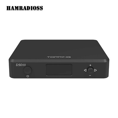 TOPPING D50 III Desktop HiFi DAC D50III BT5.1 Audio Decoder w/ Remote Control &