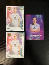 THREE (3) Milly Clegg rookie card 2024 parkside PURPLE promising prospects INSER