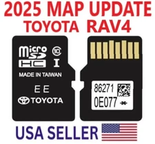 TOYOTA RAV4 NEW MAP UPDATE GPS NAVIGATION MICRO SD CARD OEM 86271 0E077 USA/CA