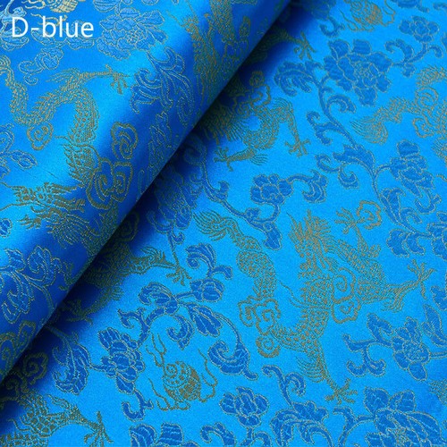 Chinese Silk Satin Floral Fabric Tang Suit Costume Cheongsam Dress By Metre Red - Picture 42 of 43