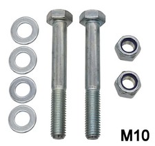Kit de Fixation Attelage à Boule Embrayage Remorque Visser Écrous M10 Universel
