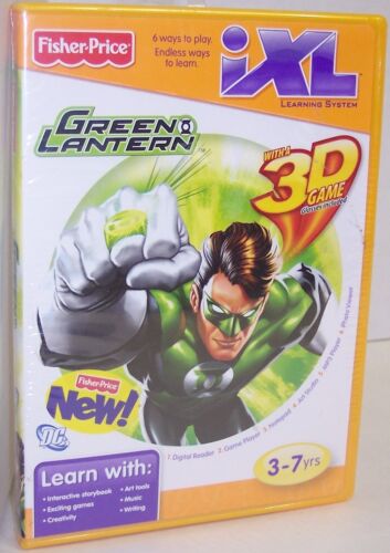 NEU! Fisher Price IXL Lernsystem ""Green Lantern"" CD-ROM {2843} - Bild 1 von 2