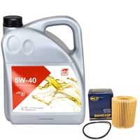 MotoröL Set 5W-40 5 Liter + ÖLfilter SH 4039 P FüR Lexus LS GS
