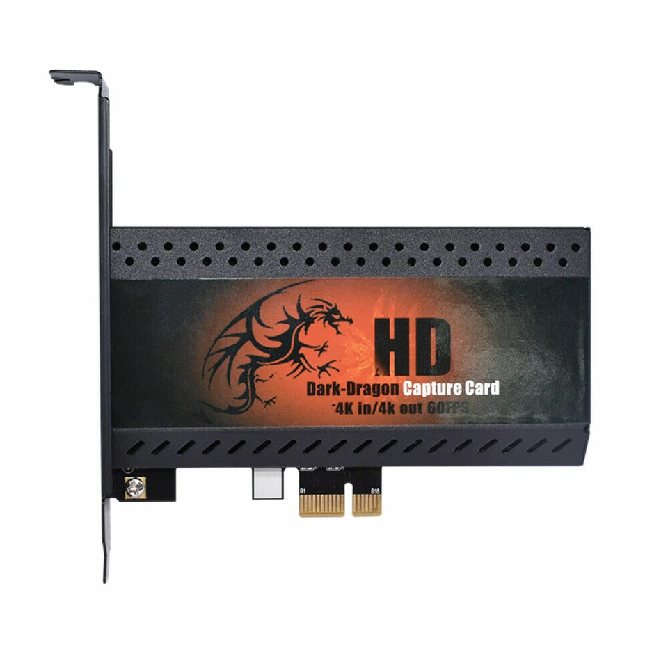 HD85 HD Video Capture Card PCI-E HDMI 4K Input/Output 60fps for Game Live Stream - Image 3 of 4
