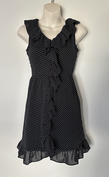 Bardot Size 8 Women's Party/Cocktail Work Dress Black White