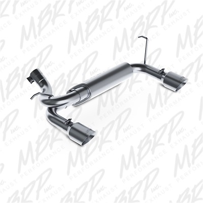 MBRP Dual Axle Back System For 07-18 Jeep Wrangler & Wrangler JK 3.6L 3.8L