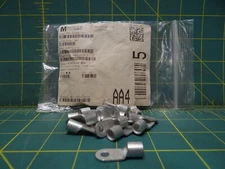(Qty: 17) TE Connectivity M5 Non-Insulated Crimp Ring Screw Terminal 130552 6AWG