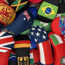 BEEJO’S Golf Club Headcover | World Country Flags