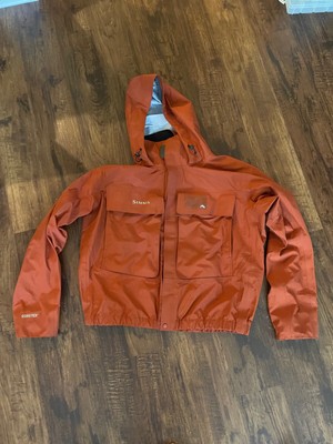 simms orange jacket