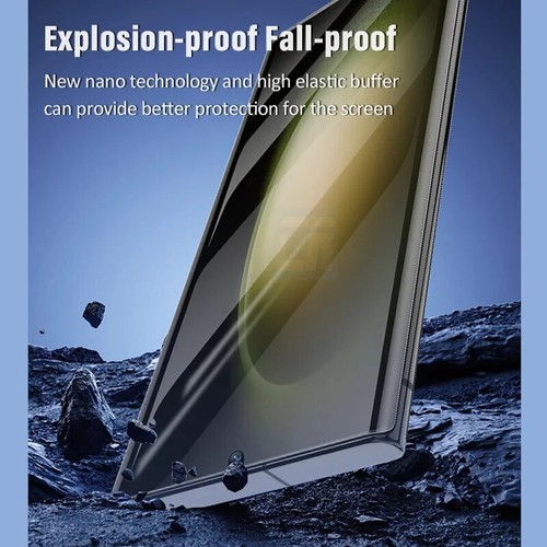 Ceramic Soft Film For Samsung Galaxy S25 S24 Ultra Nano Glass Screen Protector - Picture 2 of 14