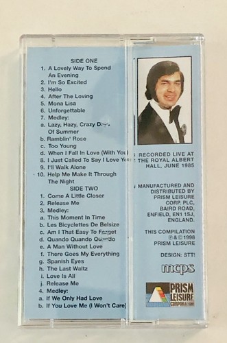 Engelbert Humperdinck The Best Of , Live At The Royal Albert Hall Tape Cassette - Picture 2 of 4