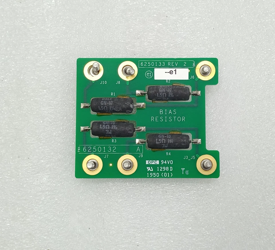 GE Médical Systems Mri BIAS Resistor Circuit Board Pn 6250132 A/6250133 Rev 2 - Photo 2/4