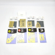 Lasting Impressions Brass Stencils Halloween Butterflies Flowers Heats Lot of 8