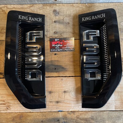 OEM 17 Ford Super Duty Painted to Match Fender Vent - F350 Lariat  