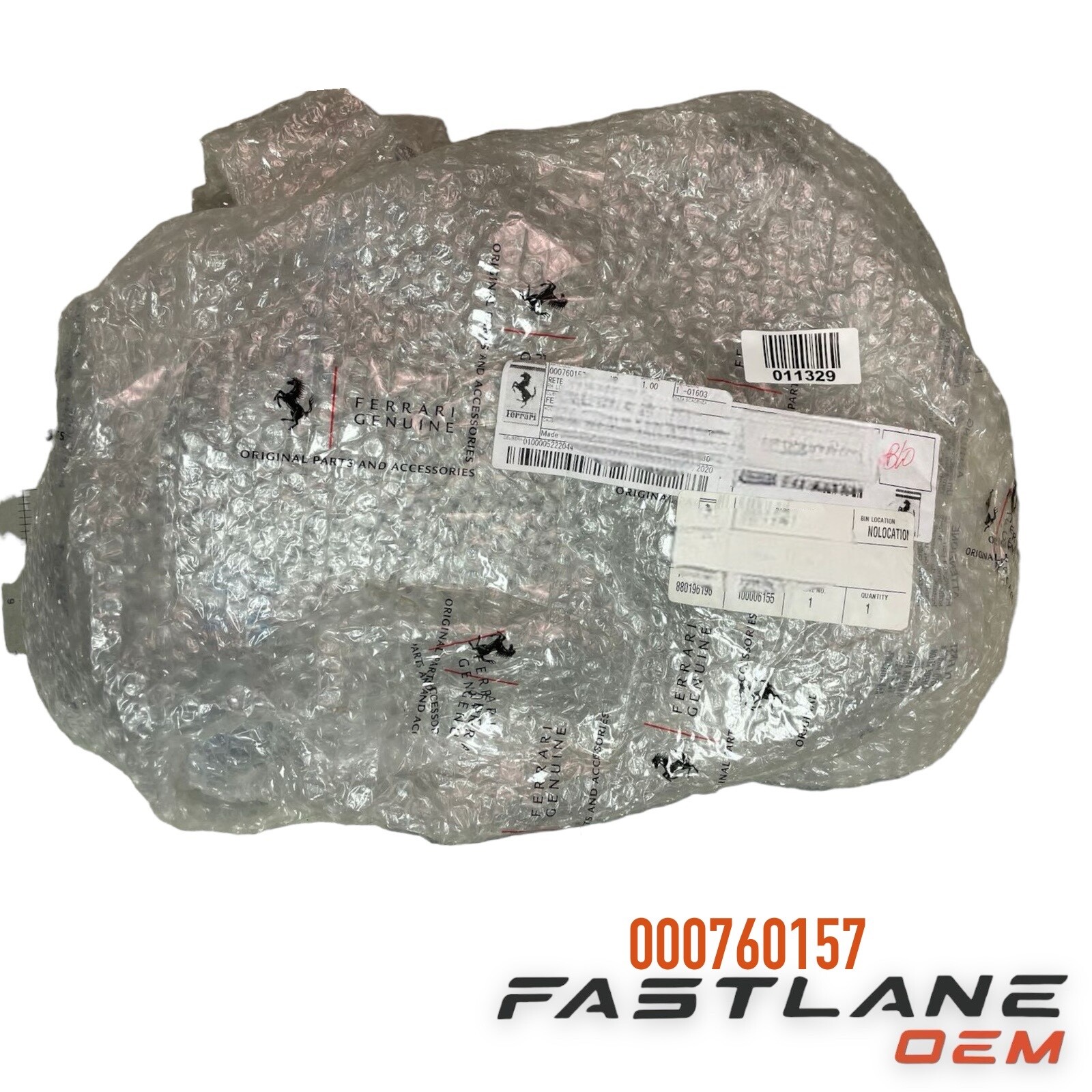2017-2024 FERRARI 812 SUPERFAST/GTS REAR BUMPER RH LOWER MESH NEW OEM 760157