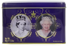 Queen Elizabeth ll of Great Britain English Breakfast Tea 40 Teabags Tin 2.8oz