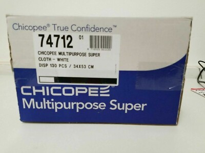 130Stk (1Stk/0,34eur) Chicopee 74712 Multi-Purpose Super Sheet White UR