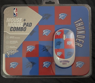 #ad Oklahoma City Thunder Mouseamp; Mouse Pad Combo $14.99