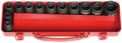 1/212.7mmSQ. Impact Socket Set, 12 Pieces, 14242M