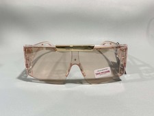 New Original TRUE RELIGION Square Sunglasses Frosted Gold Pink TR56852XK