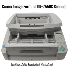 Canon DR-7550C | High-Speed Pass-Through Document Scanner | USB | 90ppm | Reliab