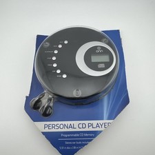 NEW Onn Black Personal CD Player Factory Sealed With Headphones ONA12AV025 