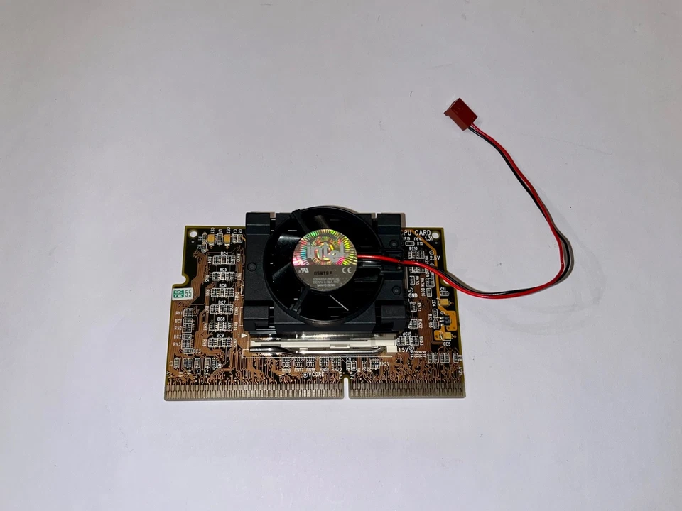 Intel Slot 1 to Socket 370 Adapter with Celeron 366 CPU + Cooler - Bild 2 von 4