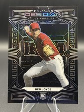 Ben Joyce Obsidian Rookie Card #14 Panini Chronicles 2023 MLB Los Angeles Angels. rookie card picture