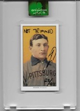 Robert ONeill NOT TRIMMED Inscription Autograph Auto T206 Honus Wagner RP LOW #