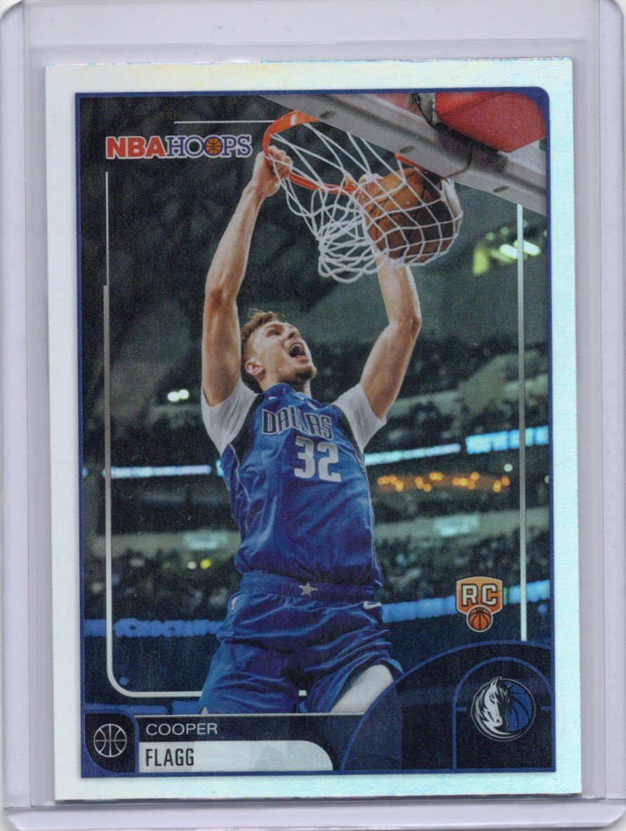 2025-26 Hoops #35 Cooper Flagg Mavericks RC Rainbow