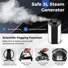 Portable Home Sauna Full Body Steam Sauna Tent with 3L Steam Generator