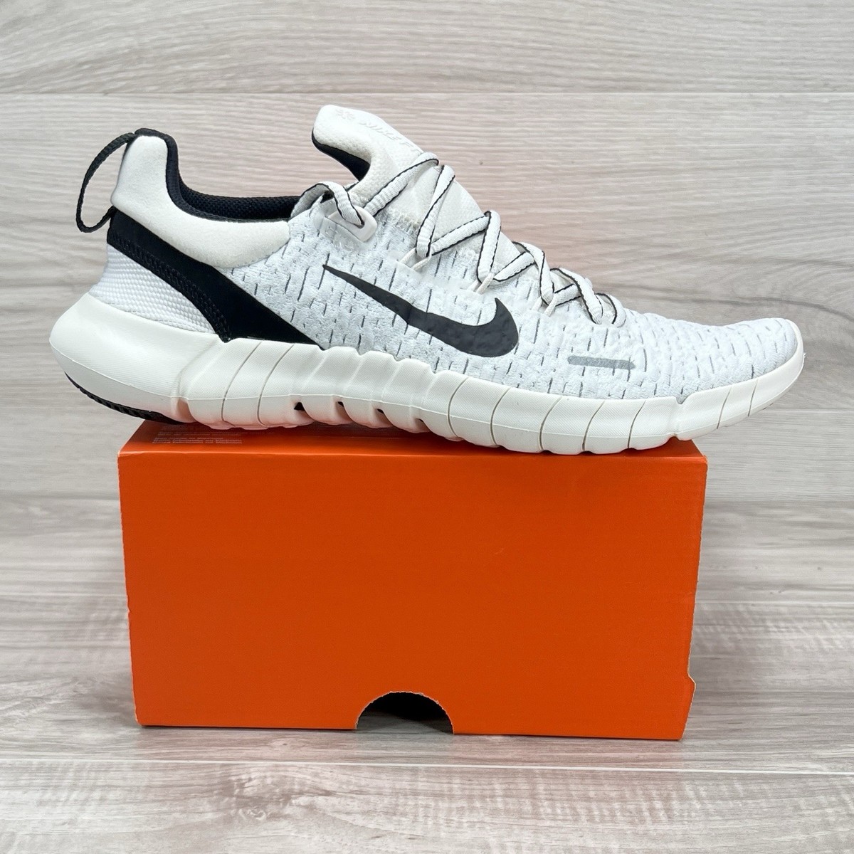 Nike Free RN 5.0 Next Nature Mens 11.5 Running Shoes Sail White